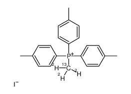 (13C,2H3)Methyl[tris(4-methylphenyl)]phosphonium iodide Structure