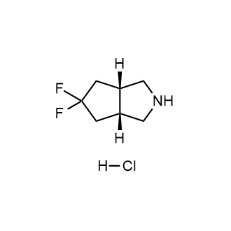 rel-(3aR,6aS)-5,5-Difluorooctahydrocyclopenta[c]pyrrole hydrochloride picture