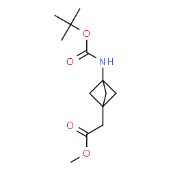 methyl 2-(3-((tert-butoxycarbonyl)amino)bicyclo[1.1.1]pentan-1-yl)acetate图片