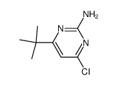 4-tert-butyl-6-chloropyrimidin-2-amine Structure