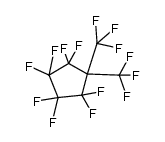 1,1-Bis(trifluoromethyl)octafluorocyclopentane Structure