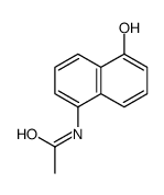 N-(5-hydroxy-1-naphthyl)acetamide Structure