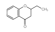 4H-1-Benzopyran-4-one,2-ethyl-2,3-dihydro- structure