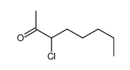 2-Octanone,3-chloro- Structure