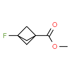 Bicyclo[1.1.1]pentane-1-carboxylic acid, 3-fluoro-, methyl ester (9CI) structure