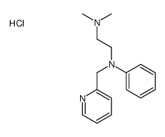 dimethyl-[2-[N-(pyridin-2-ylmethyl)anilino]ethyl]azanium,chloride Structure