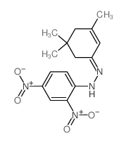 2,4-dinitro-N-[(3,5,5-trimethyl-1-cyclohex-2-enylidene)amino]aniline Structure