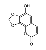 4-hydroxy-[1,3]dioxolo[4,5-h]chromen-8-one结构式