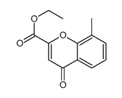 ethyl 8-methyl-4-oxochromene-2-carboxylate结构式