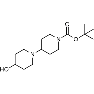 TERT-BUTYL 4-HYDROXY-[1,4'-BIPIPERIDINE]-1'-CARBOXYLATE Structure