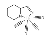 Ferrate(2-),tetrakis(cyano-C)(2-pyridinemethanimine-N1,N2)-, disodium, (OC-6-33)- (9CI) Structure