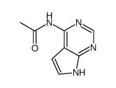 N-(7H-pyrrolo[2,3-d]pyrimidin-4-yl)acetamide Structure