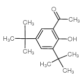 1-[3,5-二(叔丁基)-2-羟基苯基]-1-乙酮结构式