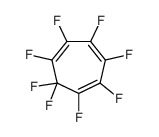 1,2,3,4,5,6,7,7-octafluorocyclohepta-1,3,5-triene Structure