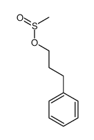 3-phenylpropyl methanesulfinate Structure