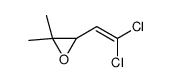 3-(2,2-dichloroethenyl)-2,2-dimethyloxirane Structure