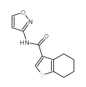 Benzo[b]thiophene-3-carboxamide, 4,5,6,7-tetrahydro-N-3-isoxazolyl- (9CI) Structure