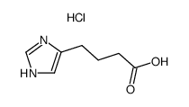 4-(1(3)H-imidazol-4-yl)-butyric acid , hydrochloride Structure