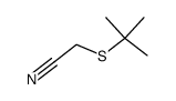 (tert-butylthio)acetonitrile结构式