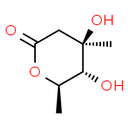 D-arabino-Hexonic acid, 2,6-dideoxy-3-C-methyl-, delta-lactone (9CI) Structure