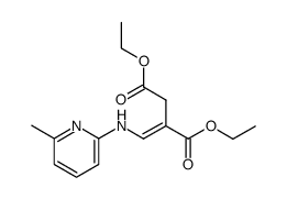 diethyl 2-(((6-methylpyridin-2-yl)amino)methylene)succinate结构式