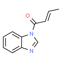 1H-Benzimidazole,1-(1-oxo-2-butenyl)-(9CI) structure