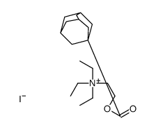 2-(adamantane-1-carbonyloxy)ethyl-triethylazanium,iodide Structure