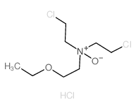 bis(2-chloroethyl)-(2-ethoxyethyl)-oxido-azanium hydrochloride structure