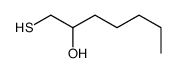 1-sulfanylheptan-2-ol Structure