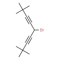 5-bromo-2,2,8,8-tetramethyl-nona-3,6-diyne structure