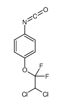 1-(2,2-dichloro-1,1-difluoroethoxy)-4-isocyanatobenzene structure