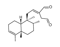 2-[(E)-2-[(1S,2R,4aS,8aR)-1,2,3,4,4a,7,8,8a-Octahydro-1,2,4a,5-tetramethylnaphthalen-1-yl]ethylidene]butanedial Structure