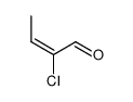 (E)-2-chlorobut-2-enal Structure