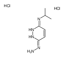 6-hydrazinyl-N-propan-2-ylpyridazin-3-amine,dihydrochloride Structure