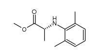 N-2,6-xylyl methyl D-alaninate结构式