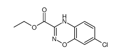 ethyl 7-chloro-2H-1,2,4-benzoxadiazine-3-carboxylate结构式