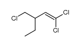 1,1-dichloro-3-chloromethyl-pent-1-ene Structure