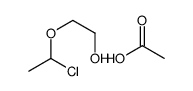 acetic acid,2-(1-chloroethoxy)ethanol结构式