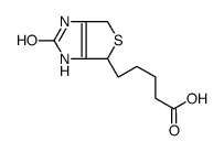 5-(2-oxo-1,3,4,6-tetrahydrothieno[3,4-d]imidazol-4-yl)pentanoic acid结构式