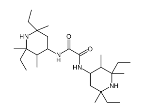 N,N'-bis(2,6-diethyl-2,3,6-trimethylpiperidin-4-yl)oxamide Structure