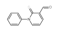 1,2-dihydro-1-phenyl-2-thioxonicotinaldehyde Structure