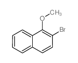 2-溴-1-甲氧基萘结构式