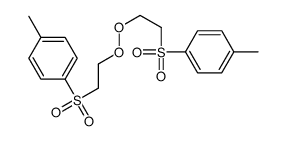 1-methyl-4-[2-[2-(4-methylphenyl)sulfonylethylperoxy]ethylsulfonyl]benzene Structure