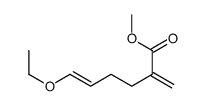 methyl 6-ethoxy-2-methylidenehex-5-enoate Structure