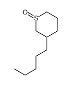 3-pentylthiane 1-oxide结构式