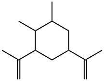 1β,2α-Dimethyl-3α,5β-bis(1-methylethenyl)cyclohexane structure