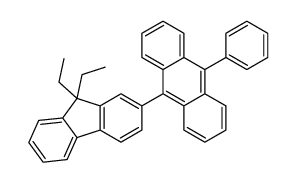 9-(9,9-diethylfluoren-2-yl)-10-phenylanthracene Structure