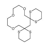 15,18,21-trioxa-1,5,9,13-tetrathiadispiro[5.1.58.96]docosane Structure