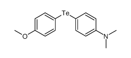 4-(4-methoxyphenyl)tellanyl-N,N-dimethylaniline Structure