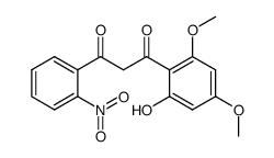 1-(2-hydroxy-4,6-dimethoxyphenyl)-3-(2-nitrophenyl)propane-1,3-dione Structure